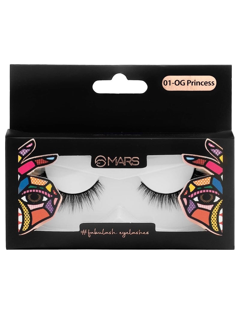 مارس رموش فابولاش للنساء رموش صناعية خفيفة الوزن وشعر صناعي وخفيفة الوزن وسهلة لتناسب أي شكل عين - Image 4