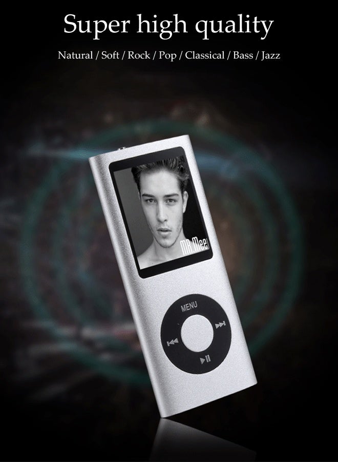 DUNISO MP3 Player，Portable HiFi Music Player with 2.0 inch Screen，Insert Card Music Player with FM Radio and Voice Recorder,4GB - Image 5