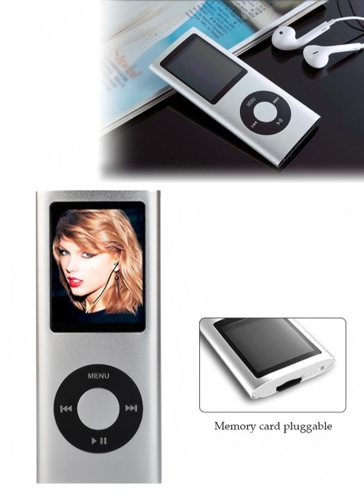 DUNISO MP3 Player，Portable HiFi Music Player with 2.0 inch Screen，Insert Card Music Player with FM Radio and Voice Recorder,4GB - Image 1