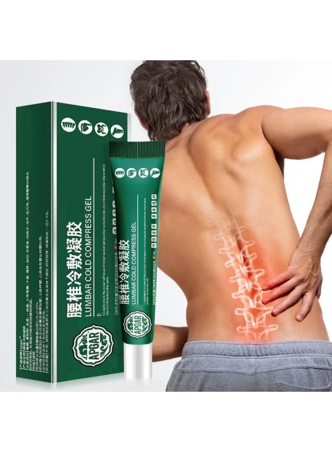 أبغار عبوة من 2 جل ضغط بارد قطني، بارد ومهدئ، يخفف من آلام الخصر والاسترخاء واسترخاء العضلات، محمول وسهل الاستخدام - Image 2