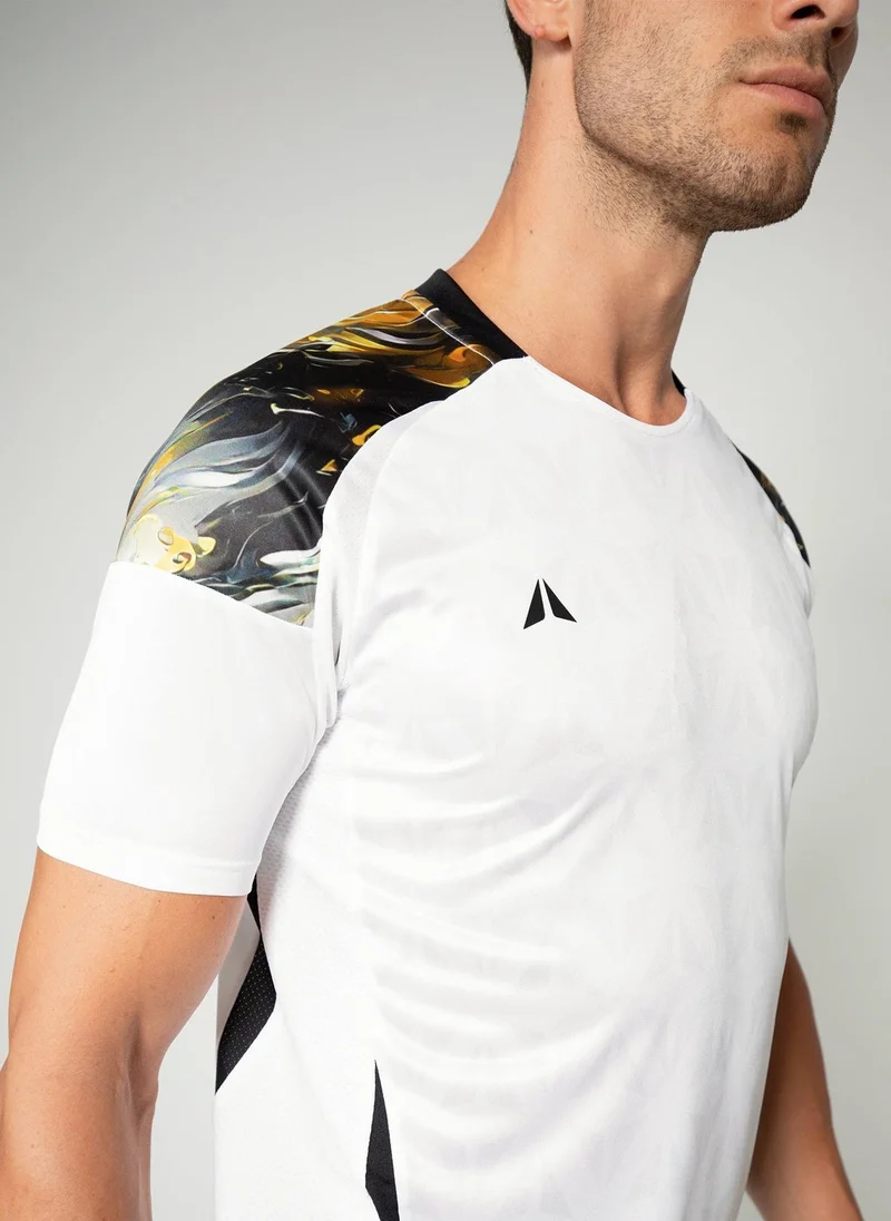 Aora  Men’s Soccer Jersey V7 – White Quick-Dry Athletic Shirt for Football, Training & Outdoor Play for Men | Best Price UAE