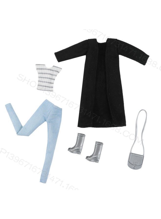 Foreign Trade New 30CM Doll Fashion Talent Anchor Series Windbreaker Coat Bobby 