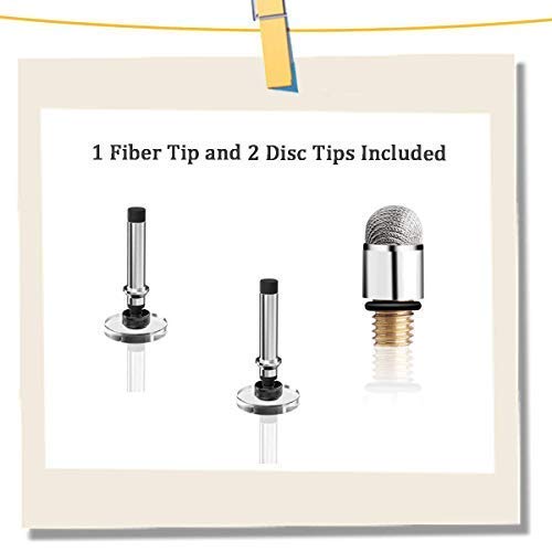 Mixoo Capacitive Stylus Pen, Disc & Fiber Tip 2 in 1 Series, High Sensitivity and Precision, Universal for ipad, iPhone, Tablets and Other Touch Screens, Model: Rose Gold - Image 5