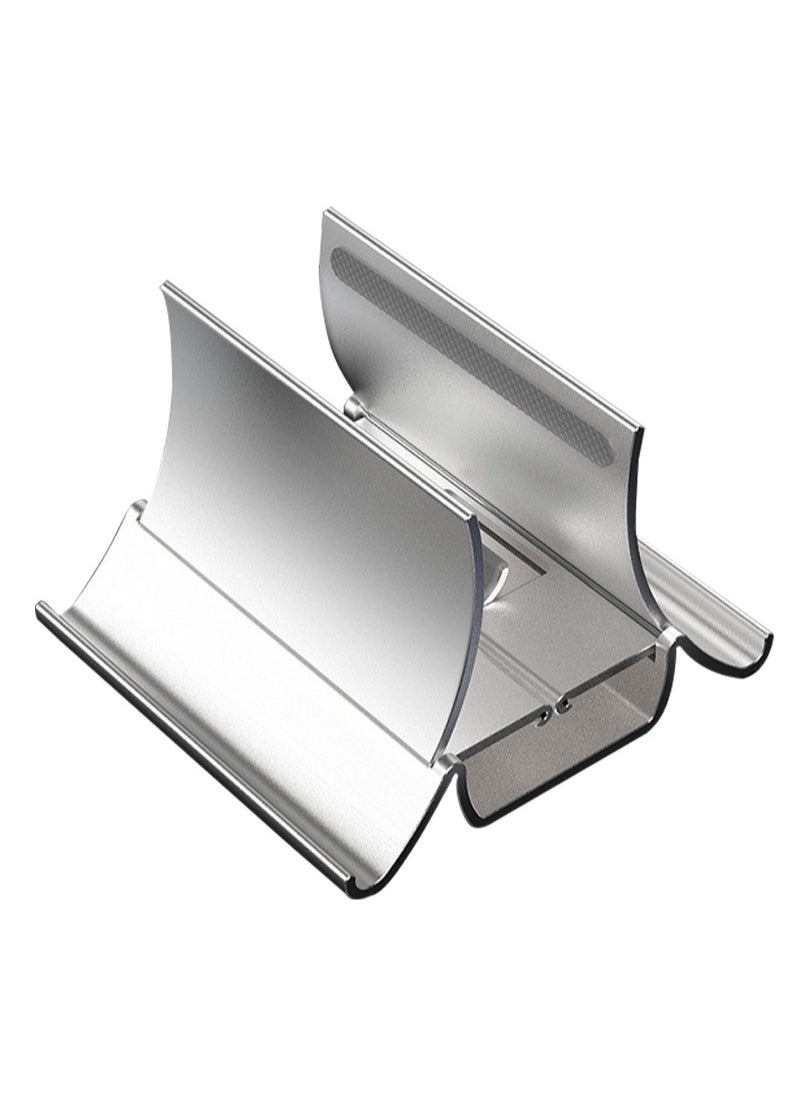 FlashHawk Vertical Laptop Stand,Tablet Phone Holder for Gaming Laptop Base White  - Image 1