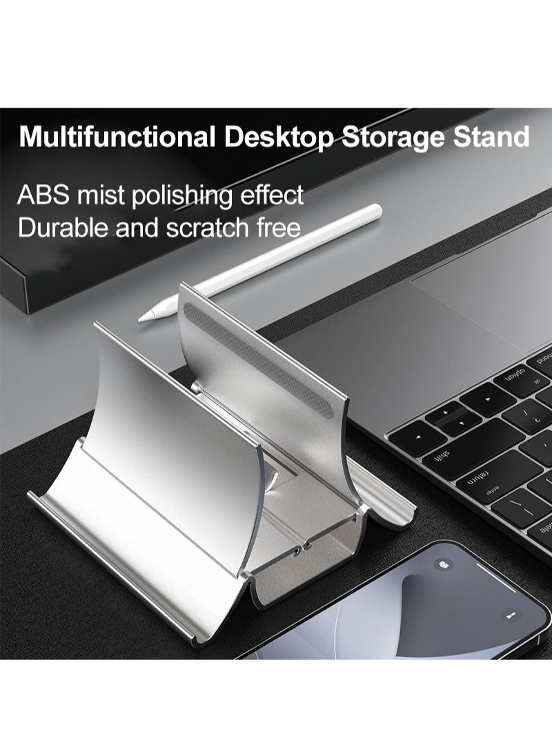 FlashHawk Vertical Laptop Stand,Tablet Phone Holder for Gaming Laptop Base White  - Image 5