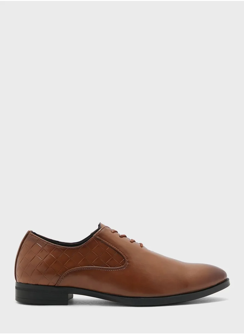 Robert Wood Classic Embossed Formal Lace Ups