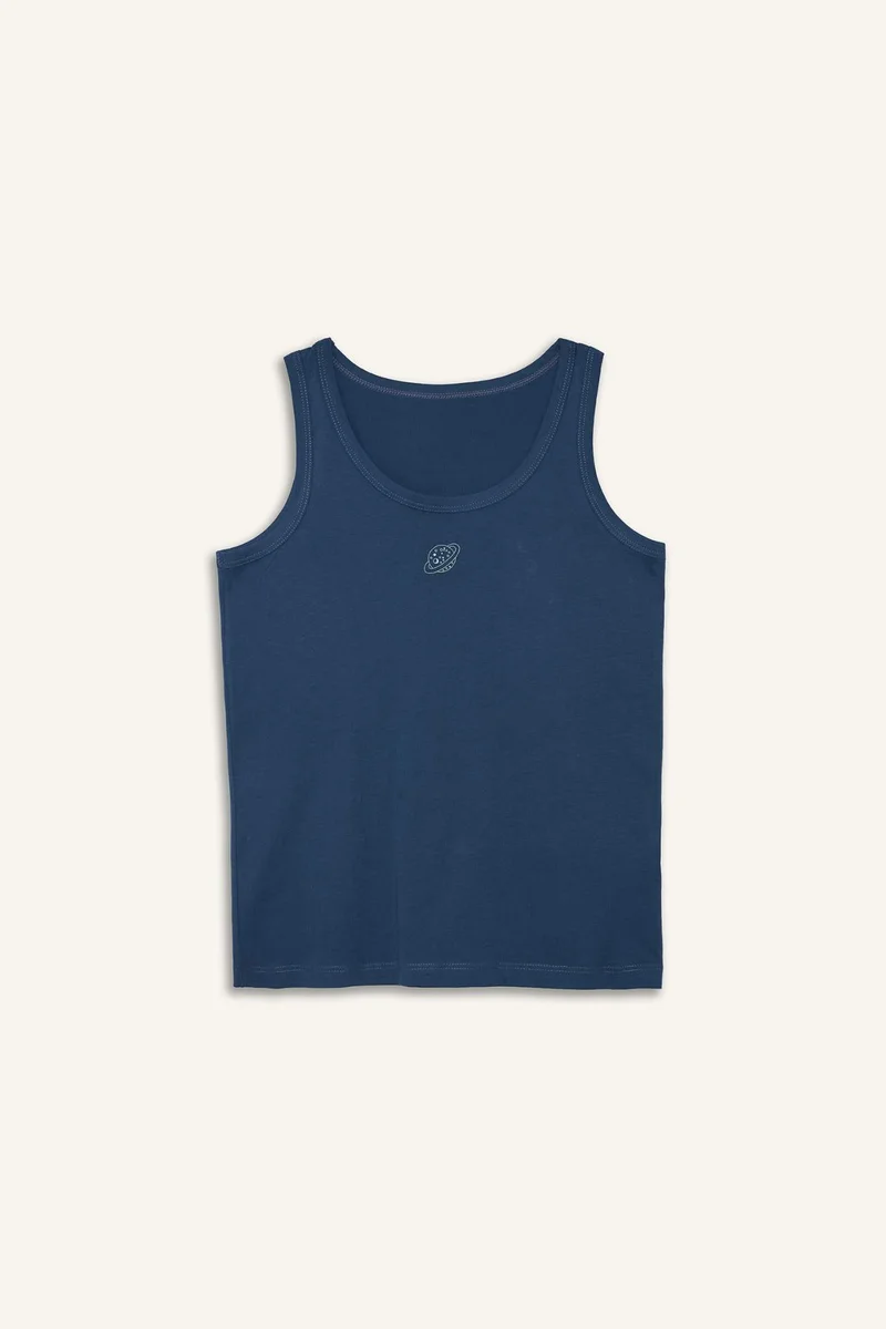 ديفاكتو Boy 100% Cotton Printed 2 Piece Undershirts