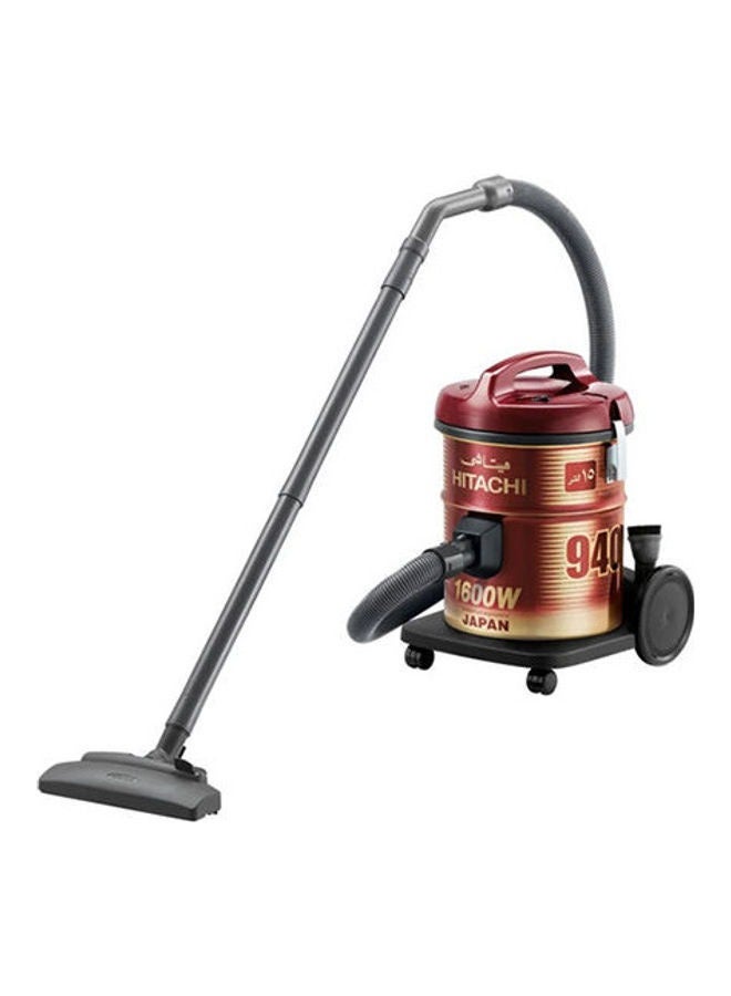 HITACHI Electric Vacuum Cleaner 15 L 1600 W CV-940Y Red - Image 1