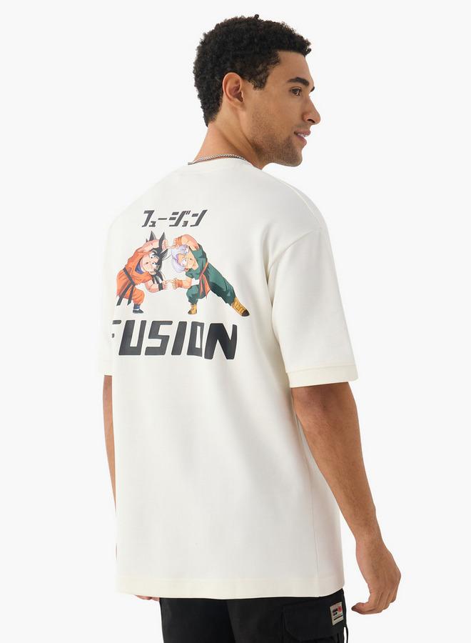 اس بي كاركترز تيشيرت سب كاركترز دراغون بول زد أبيض - Image 3