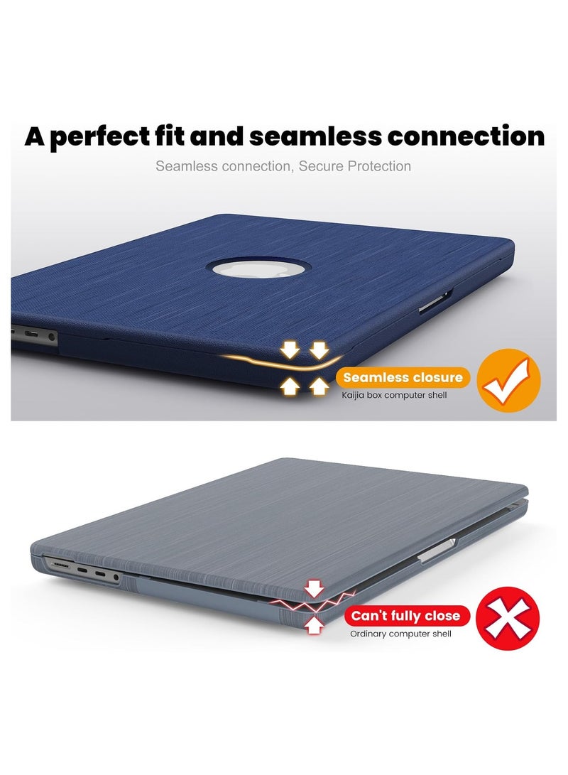 Compatible with MacBook Air 13-inch cases for M4, M3, M2 models (2025, 2024, 2022), A3240, A2681, A3113. Includes foldable stand, mouse pad, and keyboard cover. MacBook Air 13.6-inch hard-shell fabric case. - Image 2