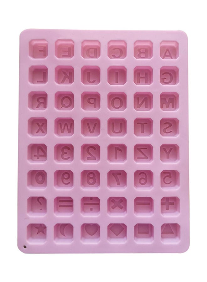 نيبمينينت قالب بتصميم حروف أبجدية . وردي 23.5 x 18سم - Image 3