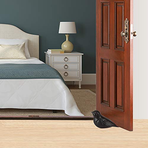 Highland Farms Select Cast Iron Decorative Bird Door Stop, Heavy Duty Door Stopper, Door Stop Wedge to Stop Your Bedroom, Bath and Exterior Doors, First Christmas in New Home Ornament - Image 5