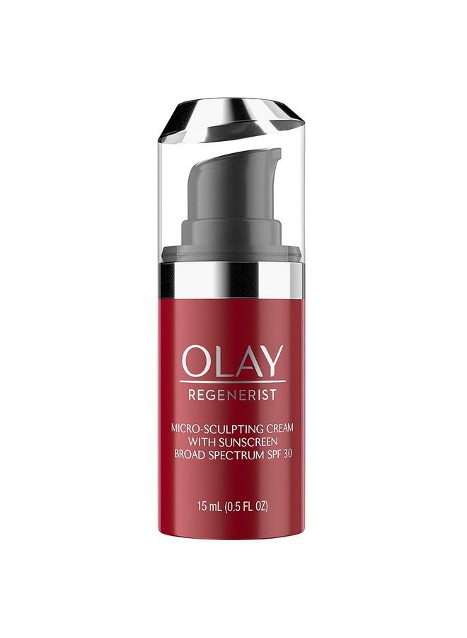 Olay Regenerist Microsculpting Cream Face Moisturizer With Sunscreen Spf 30 Trial Size 0.5 Oz - Image 2