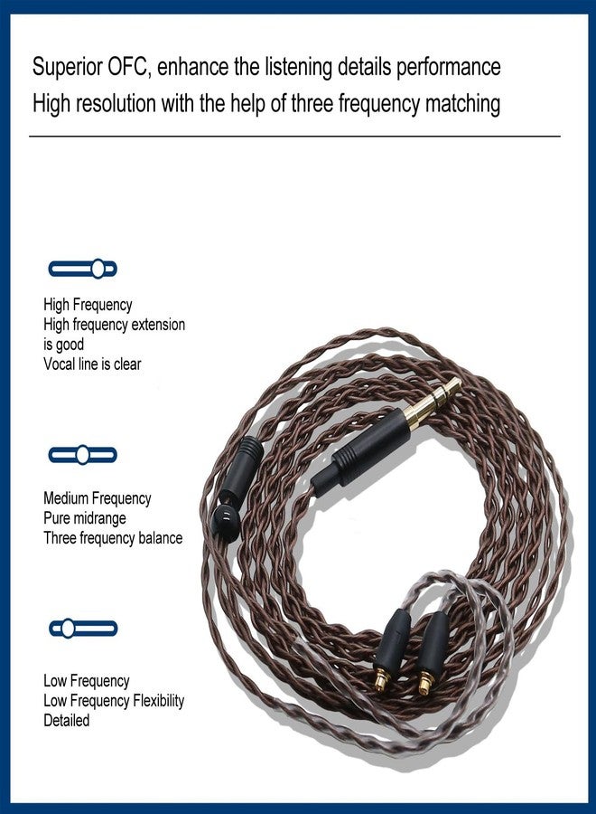 Ashata Replacement Audio Cable Upgrade Headphone Cord for IE100 Pro IE400 Pro IE500 Pro Headphones, Earphone Sound Cable 3.5mm Stereo Plug - Image 4