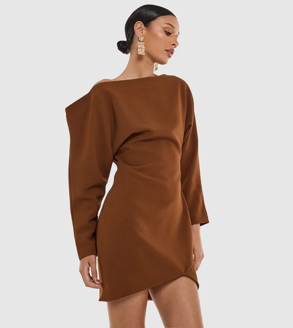 BCBG BCBG Long Sleeves Mini Dress