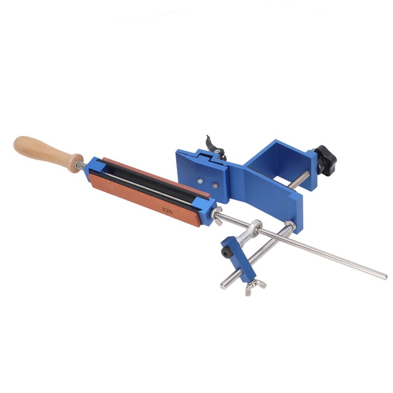 Fixed Angle Knife Sharpener Kit: 360° Rotatable Joint Bearing, 15° Fixed Sharpening Angle, Rapid Knife Fixing - Professional Knife Sharpening Tool for Home Kitchen and Restaurant Use - Image 4