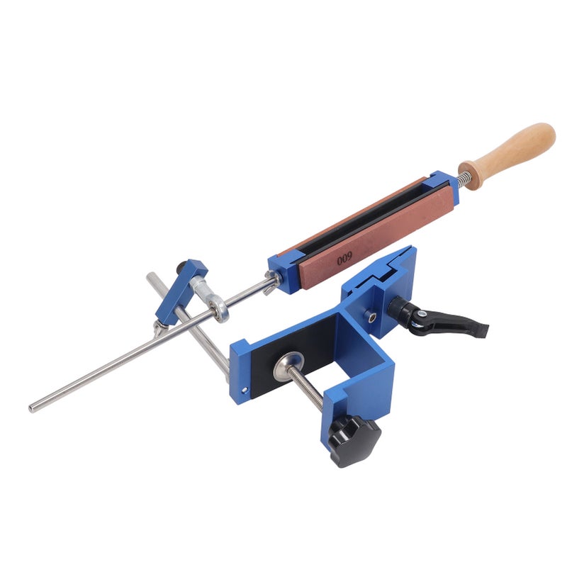 Fixed Angle Knife Sharpener Kit: 360° Rotatable Joint Bearing, 15° Fixed Sharpening Angle, Rapid Knife Fixing - Professional Knife Sharpening Tool for Home Kitchen and Restaurant Use - Image 3