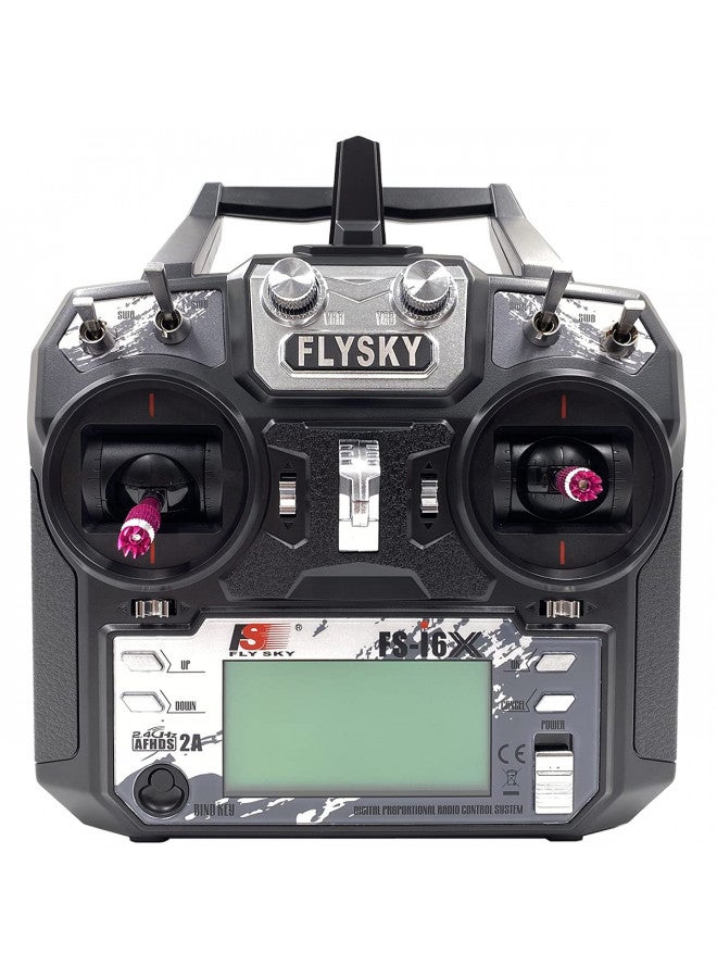 Flysky جهاز إرسال FLYSKY FS-i6X 10CH 2.4GHz مع كابل ترقية مستقبل iA10B لطائرات الهليكوبتر والطائرات والطائرات الرباعية والمظلات، للجنسين - للأطفال - Image 1