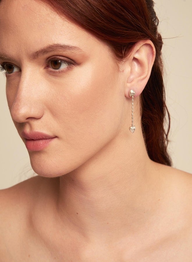 Uno de 50 UNOde50 CUPIDO Earrings, Sterling Silver-Plated - Image 3