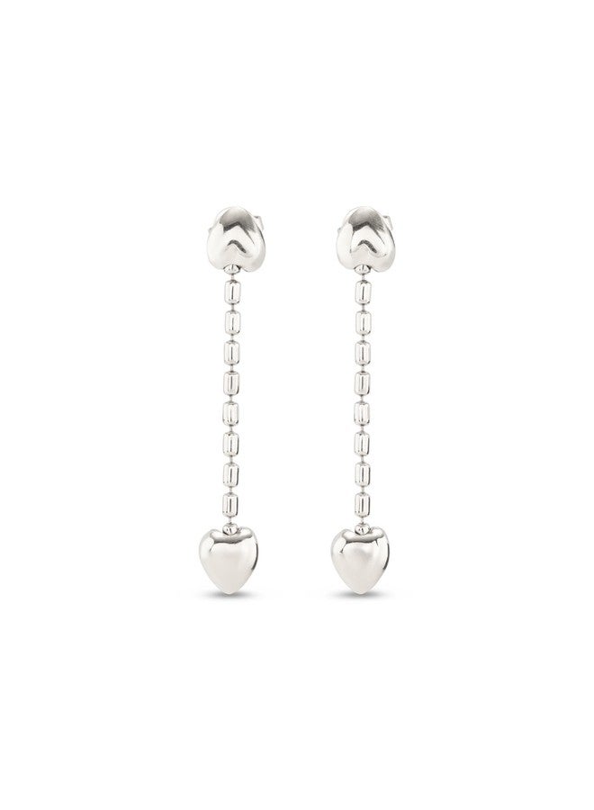 Uno de 50 UNOde50 CUPIDO Earrings, Sterling Silver-Plated - Image 1