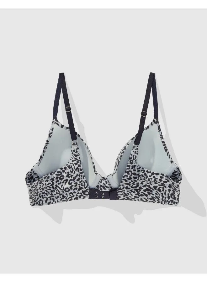 Aerie Printed Plunge Neck Bra