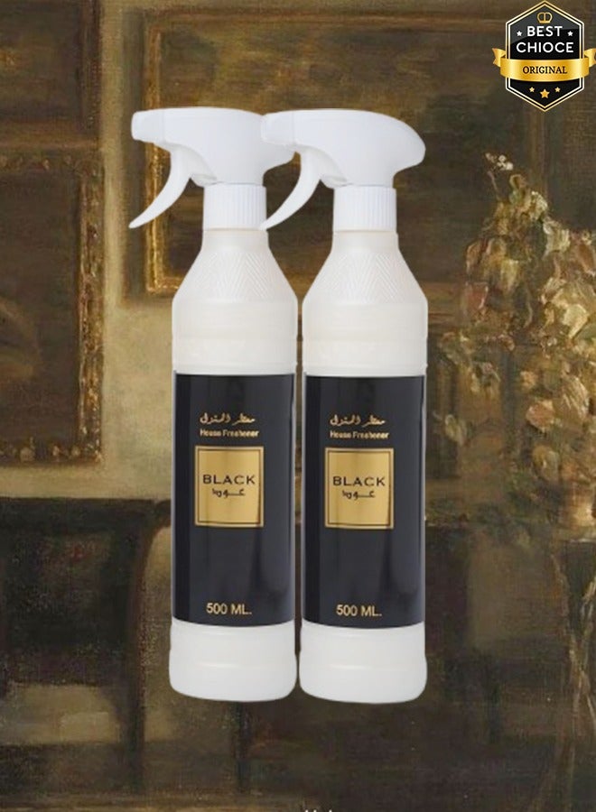 Banafa 2 Pieces Black Oud Air Freshner 500ml - Image 1