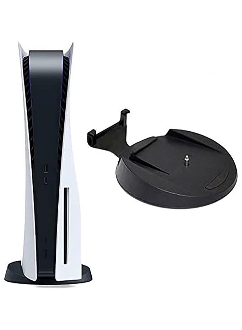 PS5 stand Replacement Vertical stand Playstation 5 Console Digital and Optical with screws (black PS5 stand) - Image 1