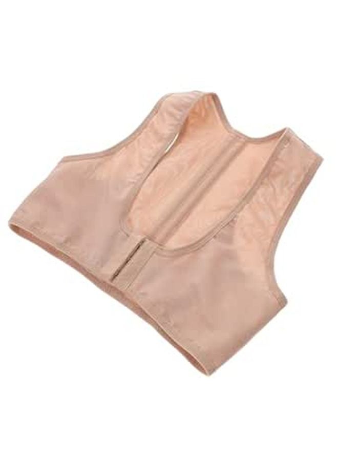 Magnetic Shoulder Support Brace For Spine Lumbar Massage And Posture White PU Material - Image 1