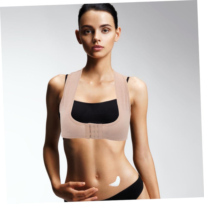 Magnetic Shoulder Support Brace For Spine Lumbar Massage And Posture White PU Material - Image 3