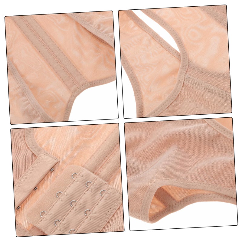 Magnetic Shoulder Support Brace For Spine Lumbar Massage And Posture White PU Material - Image 5