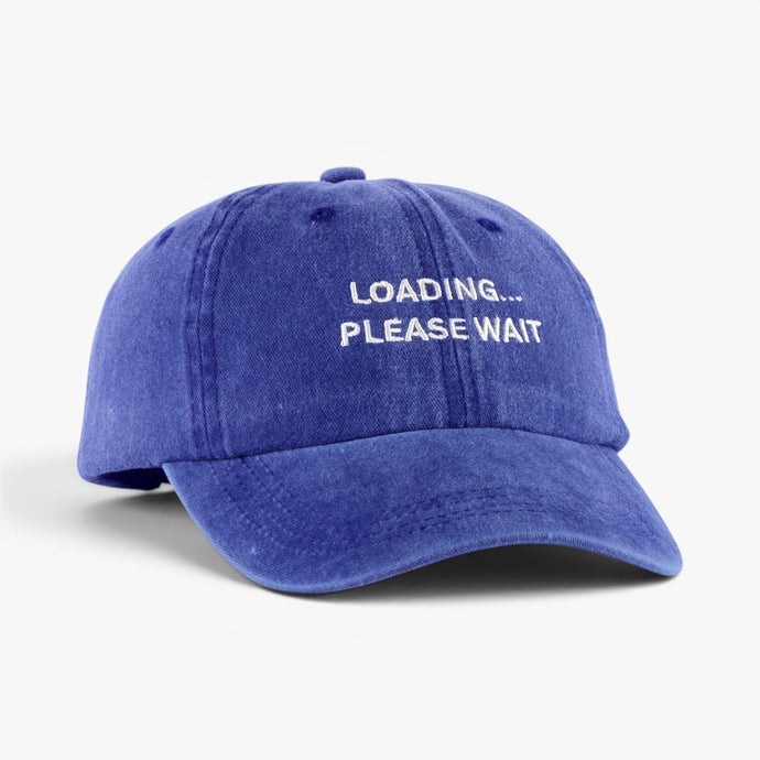  دوهاتس قبعة Loading… Please Wait داد هات من القطن المغسول للجنسين - Image 2