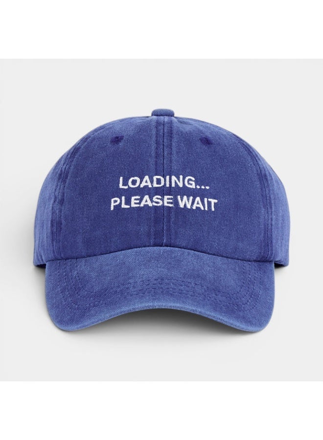  دوهاتس قبعة Loading… Please Wait داد هات من القطن المغسول للجنسين - Image 1