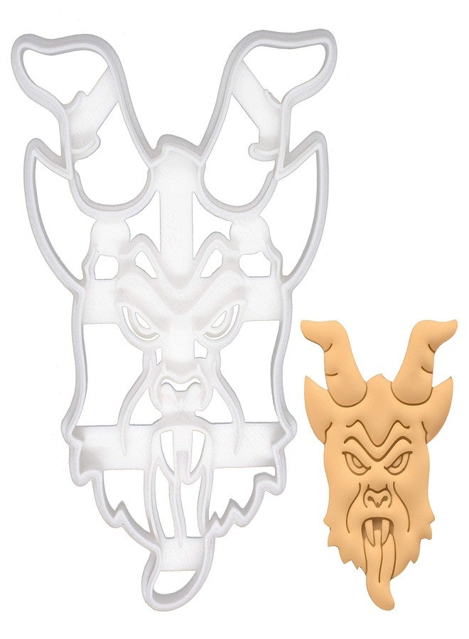 Bakerlogy Realistic Krampus cookie cutter, Suitable for Christmas party, 1 piece - Bakerlogy - Image 1
