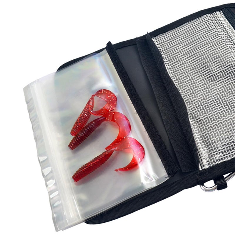 Small Waterproof Fishing Tackle Bag with Sealed Soft Bait Compartment Portable for Anglers - Image 3