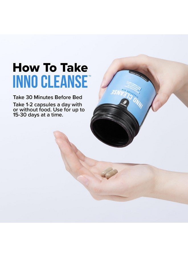 INNOSUPPS Inno Cleanse - Waist Trimming Complex | Digestive System Support & Aid | Reduced Bloating | Improves Energy Levels | Gluten Free, Vegan Friendly - Image 4