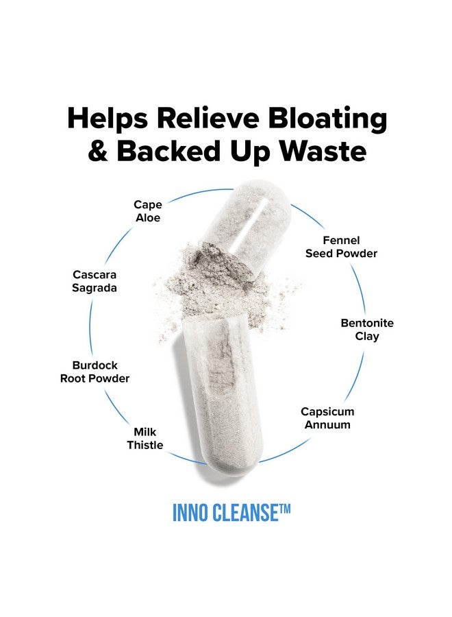 INNOSUPPS Inno Cleanse - Waist Trimming Complex | Digestive System Support & Aid | Reduced Bloating | Improves Energy Levels | Gluten Free, Vegan Friendly - Image 5