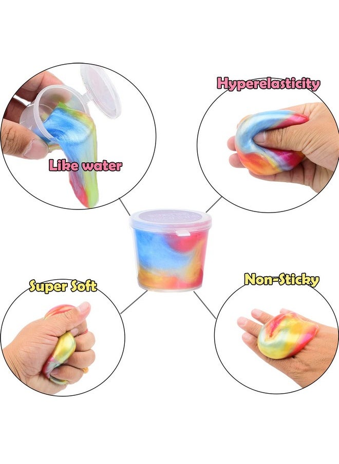 d'Alba - Slime Kit, 28 Pack Galaxy Slime Bulk, Party Favor For Kids, Non Sticky, Stress Relief, Super Soft Putty Slime Toy For Girls & Boys, Birthday Gift, Christmas Stuffer - Image 1