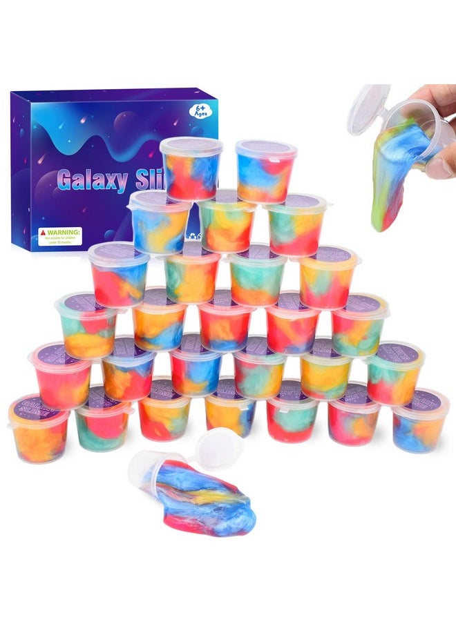 d'Alba - Slime Kit, 28 Pack Galaxy Slime Bulk, Party Favor For Kids, Non Sticky, Stress Relief, Super Soft Putty Slime Toy For Girls & Boys, Birthday Gift, Christmas Stuffer - Image 1
