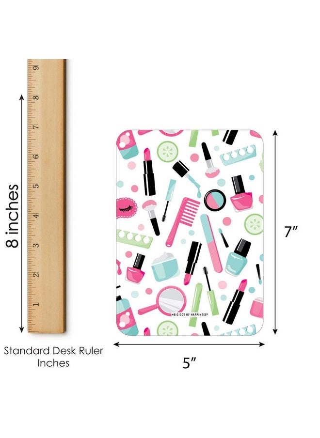 Big Dot of Happiness Big Dot of Happiness Spa Day - Bingo Cards and Markers - Girls Makeup Party Bingo Game - Set of 18  - Image 5