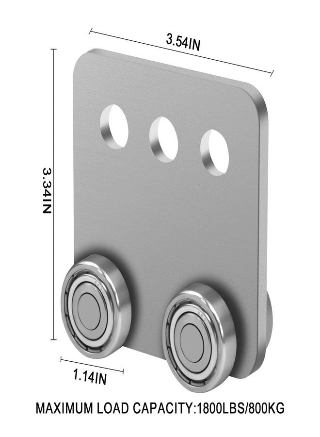 FBULWSEC P2950-EG 4 Wheel Trolley Assembly for All 1-5/8" or Taller Strut Channel (4PACK) - Image 2