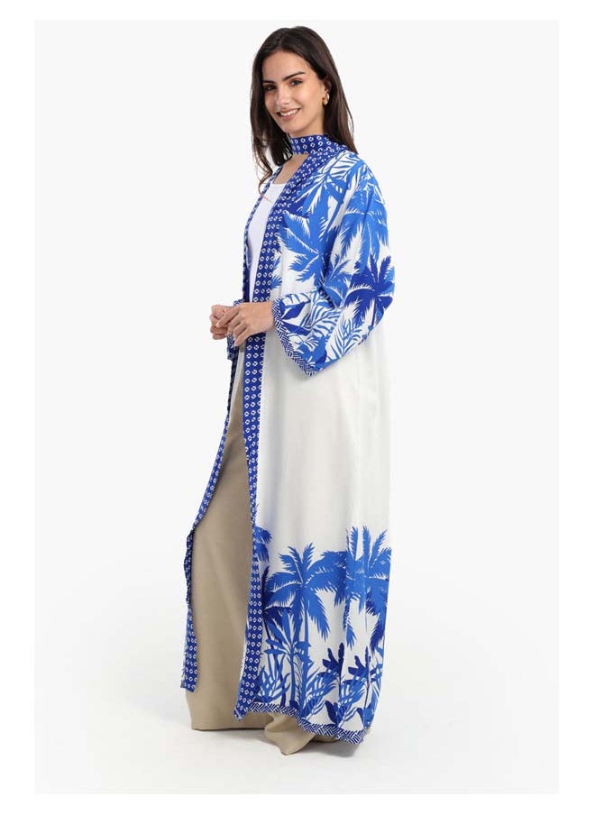 Carina Palm Trees Printed Kimono  - Image 2