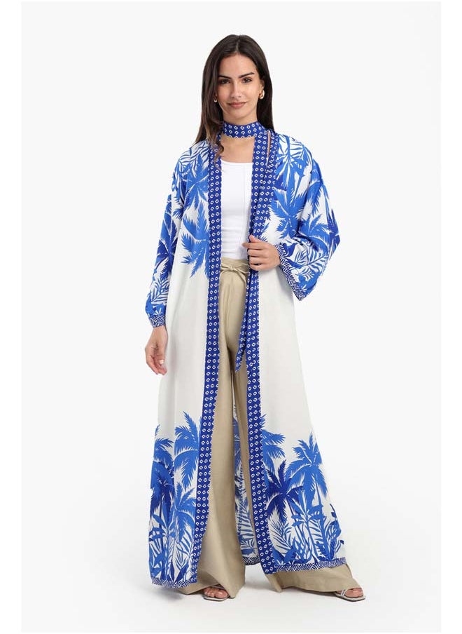 Carina Palm Trees Printed Kimono  - Image 5