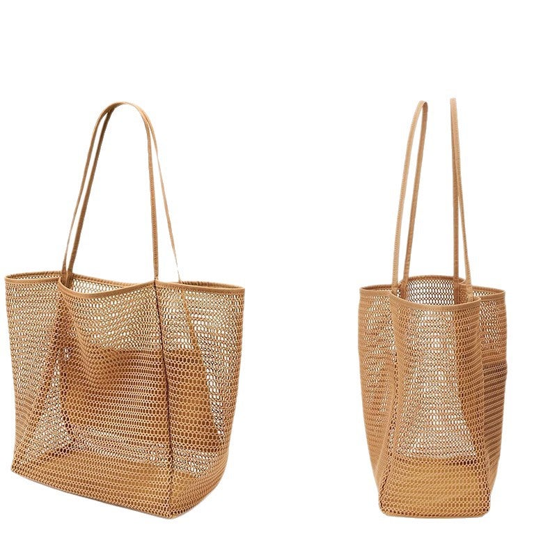 Women's Foldable Mesh Beach Tote Bag - Image 3