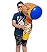 AMERICAN WIT Huge Super Hero Inflatable Bopper 30 x 17 Suprehero Inflate Hammer Mullet for Play Fights and Action 2 Pack - Image 3