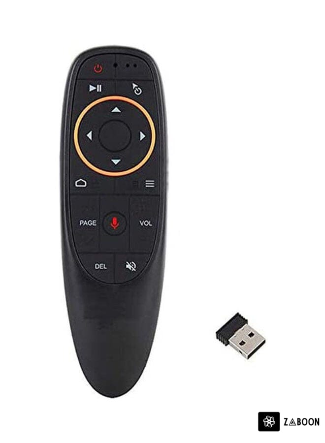 Zaboon G10 Voice Air Mouse 2.4GHz Wireless Voice Smart Remote Control for Android TV Box, PC, Laptop Black