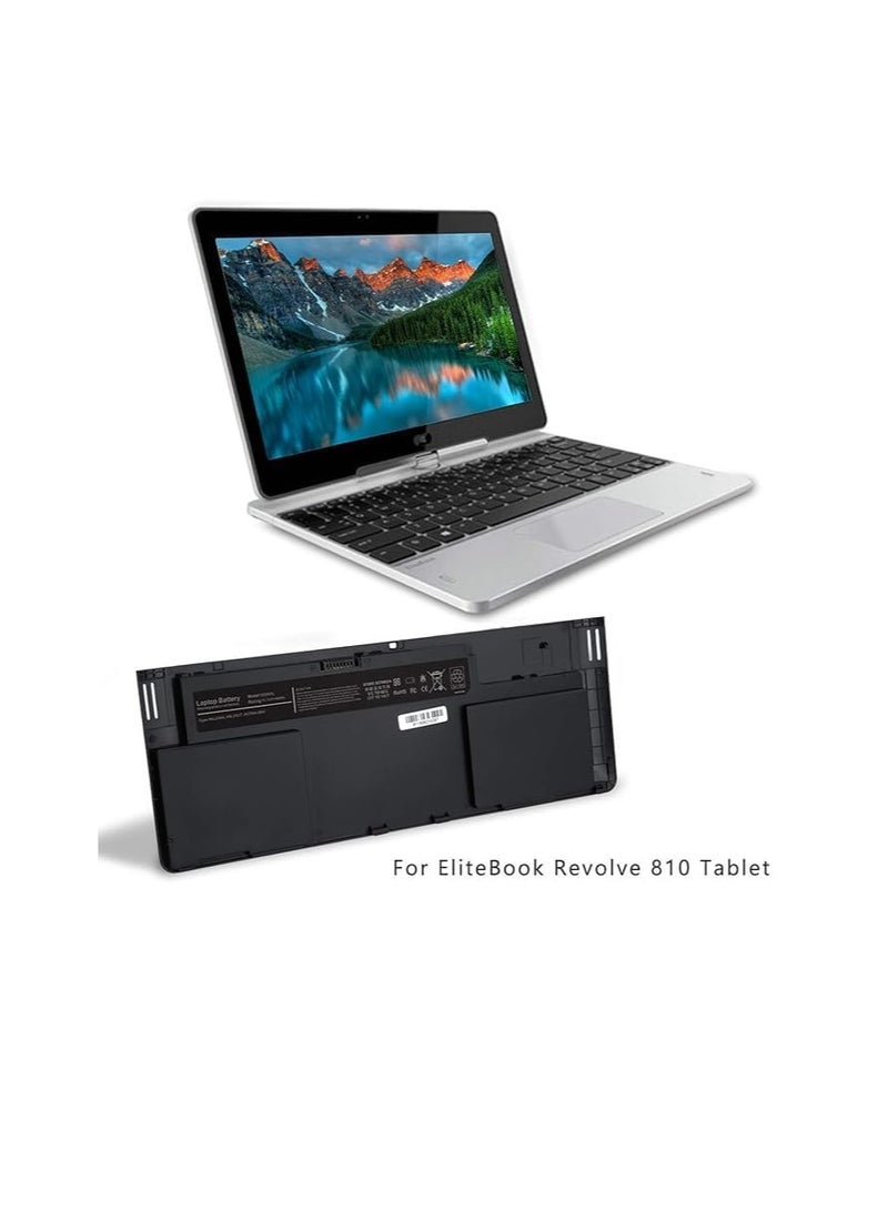 Terabyte بطارية 44Wh OD06XL OD06 لجهاز HP Elitebook Revolve 810 G1 G2 G3 تابلت 11.6" i7-3687U i7-4600U i5-3437U ODO6XL 0D06XL 698750-171 698750-1C1 698943-001 HSTNN-IB4F HSTNN-W91C H6L25AA H6L25UT - Image 3