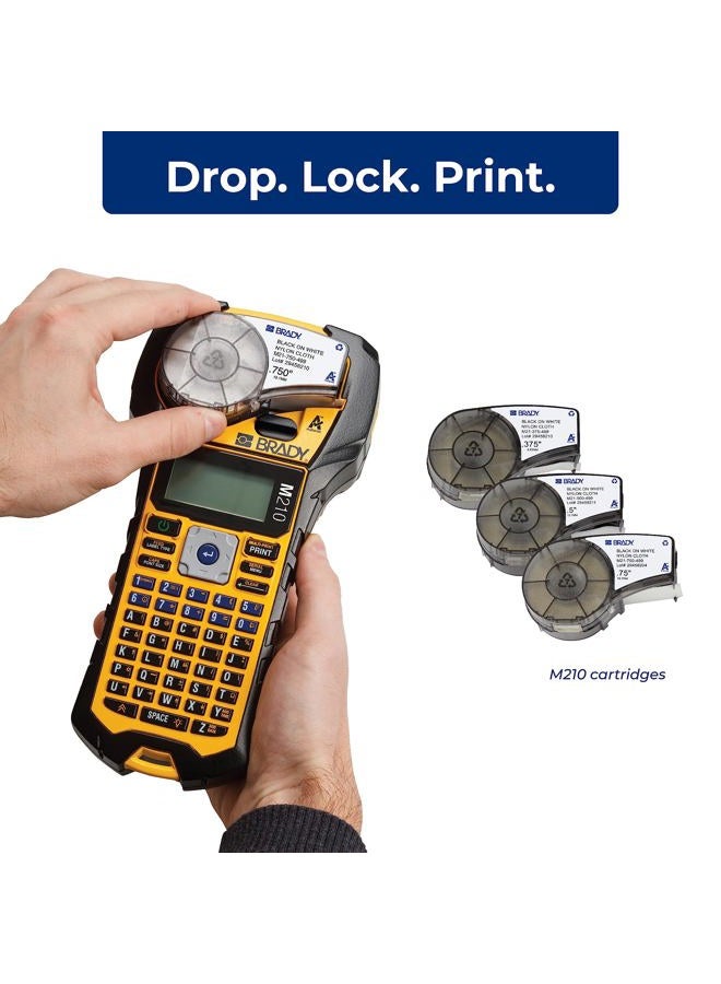 TIFALEX طقم طابعة الملصقات المحمولة M210 (M210-KIT)، أصفر/أسود - Image 3