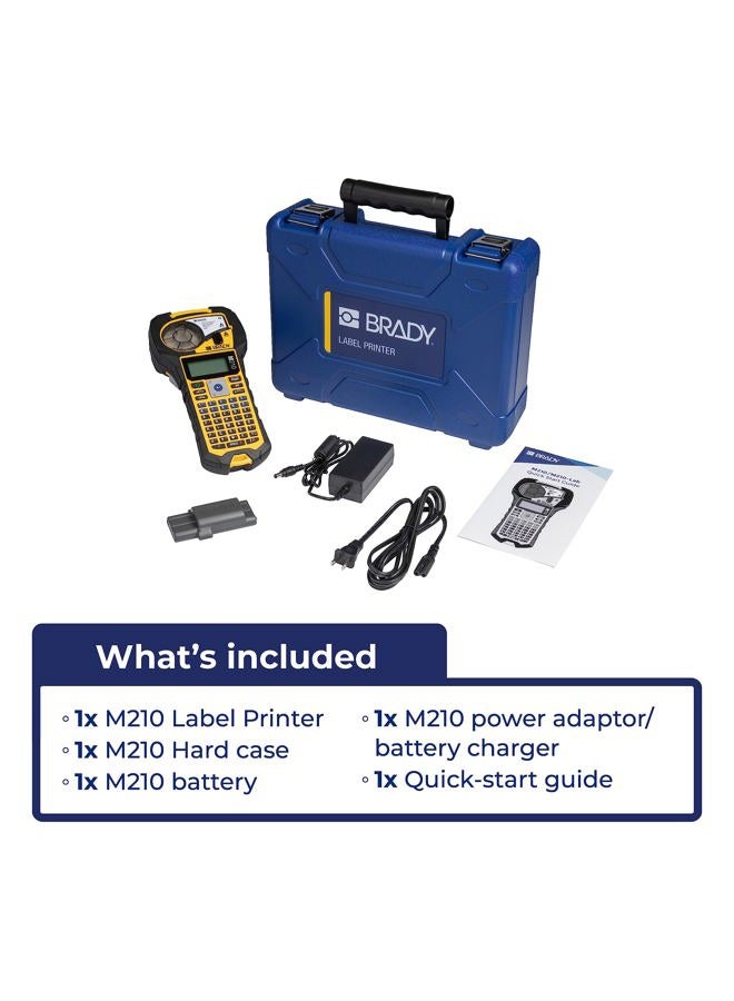 TIFALEX طقم طابعة الملصقات المحمولة M210 (M210-KIT)، أصفر/أسود - Image 4