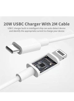 Generic Apple Certified PD Fast Charger for iPhone 20W, 1M Type C Wall Charger Plug Adapter USB-C to Lightning Cable 14 13 12 11 Pro Mini XS XR  - Image 4