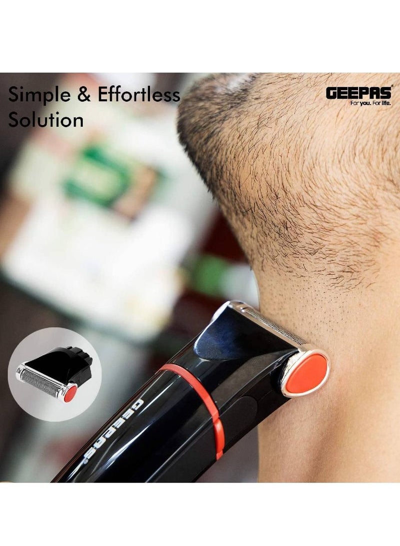 Geepas Rechargeable Trimmer for Men - GTR8128N - Image 4